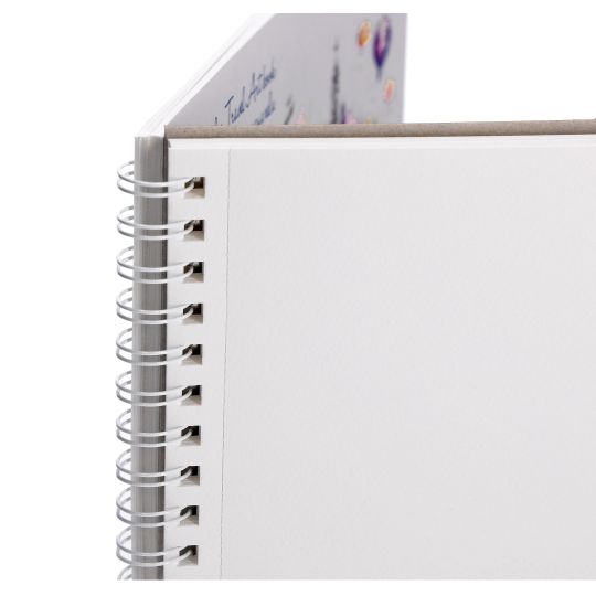 Carnet de voyage aquarelle spiralé SM-LT 25f 260g 28 x 15 paysage grain fin