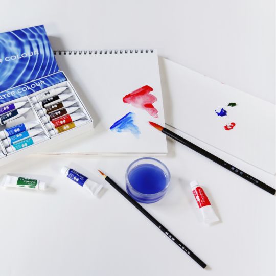 Coffret 18 Tubes 15ml aquarelles extra-fines en carton Turner *