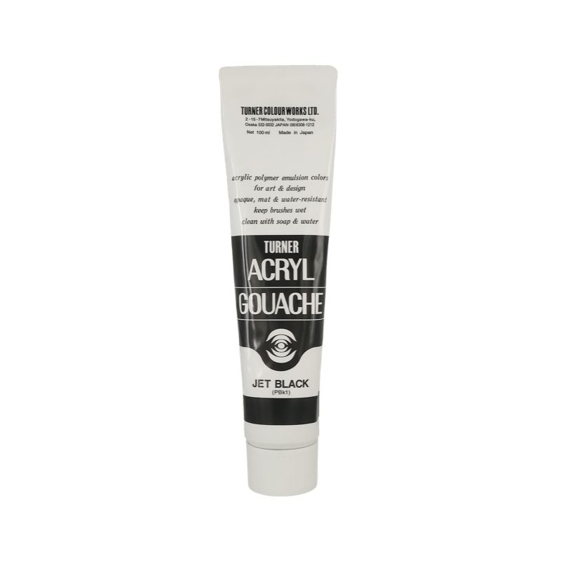 Noir Intense - acryl gouache Tube 100ml Turner