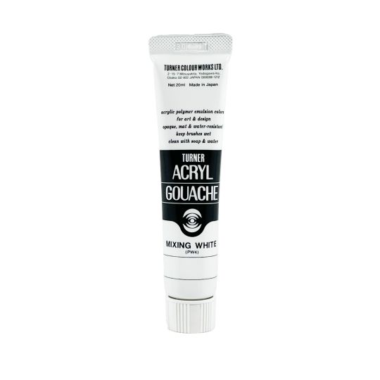 Blanc de Mélange - acryl gouache Tube 20ml Turner