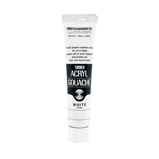 Blanc - acryl gouache Tube 20ml Turner