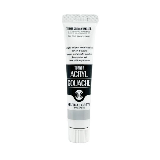 Gris Neutre 8 - acryl gouache Tube 20ml Turner