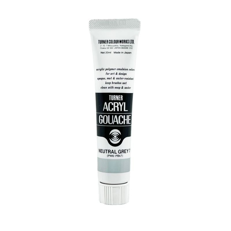 Gris Neutre 7 - acryl gouache Tube 20ml Turner