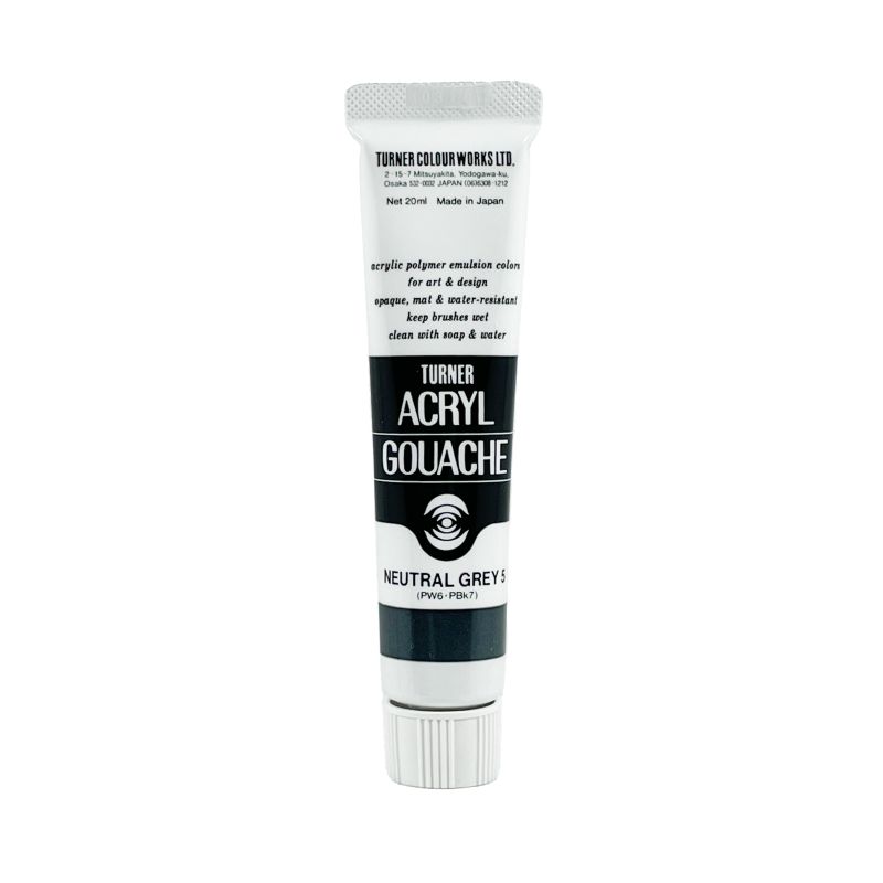 Gris Neutre 5 - acryl gouache Tube 20ml Turner