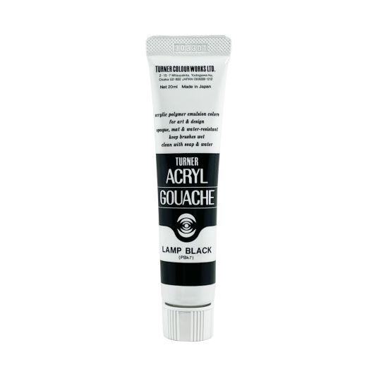 Noir de Carbone - acryl gouache Tube 20ml Turner