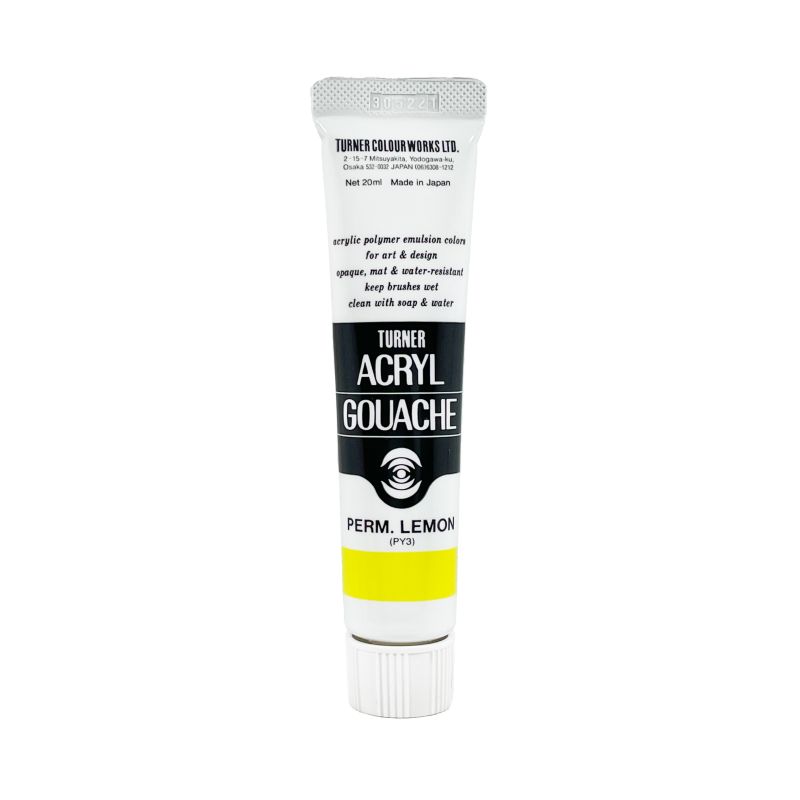 Citron Permanent - acryl gouache Tube 20ml Turner
