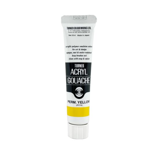 Jaune Permanent - acryl gouache Tube 20ml Turner