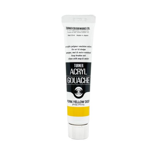 Jaune Profond Permanent - acryl gouache Tube 20ml Turner