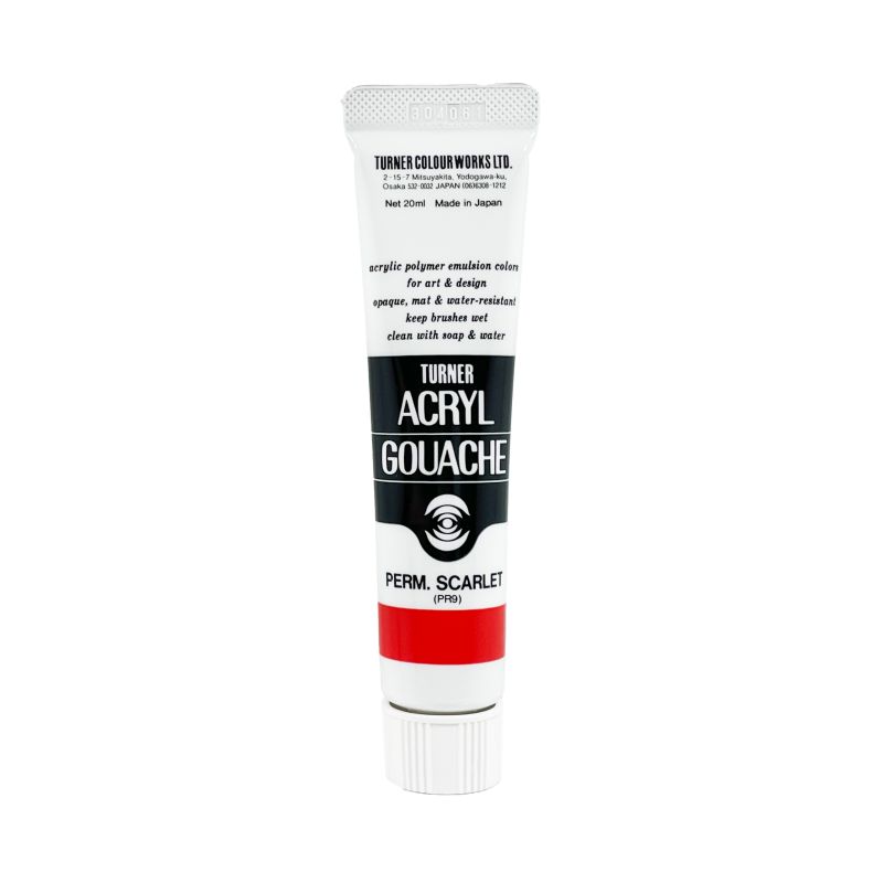 Ecarlate Permanent - acryl gouache Tube 20ml Turner