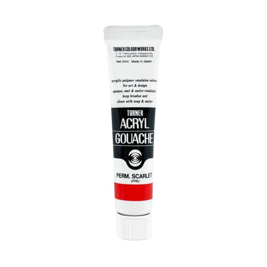 Ecarlate Permanent - acryl gouache Tube 20ml Turner