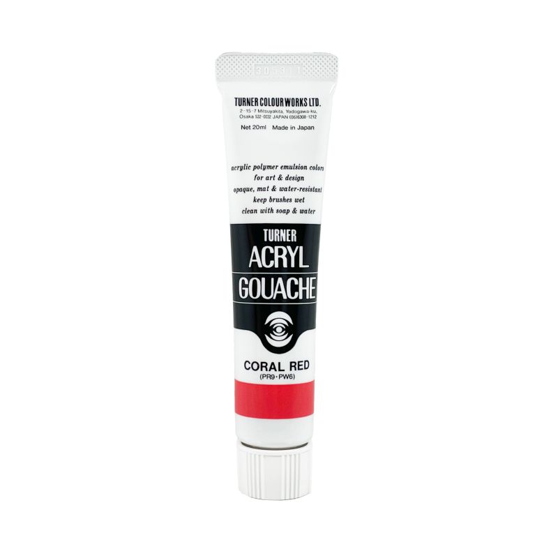 Rouge Corail - acryl gouache Tube 20ml Turner