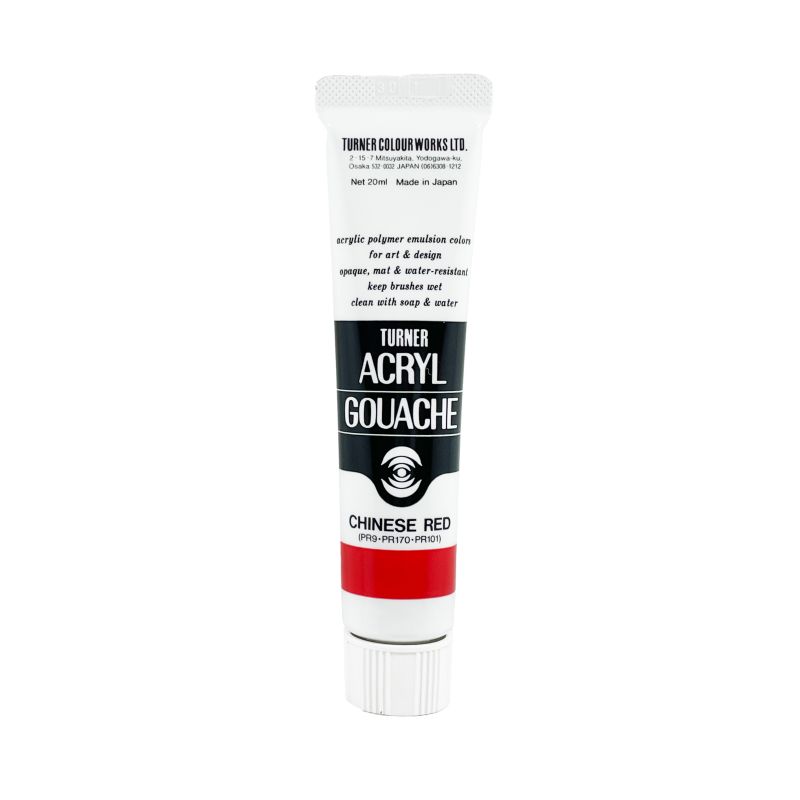 Rouge Chinois - acryl gouache Tube 20ml Turner