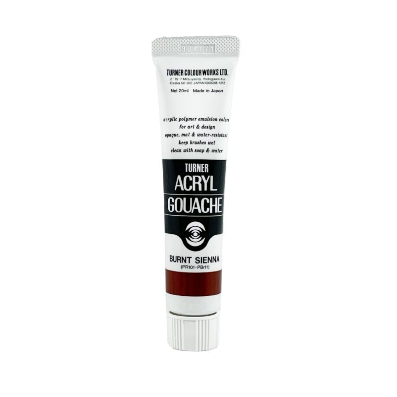 Sienne Brulée - acryl gouache Tube 20ml Turner