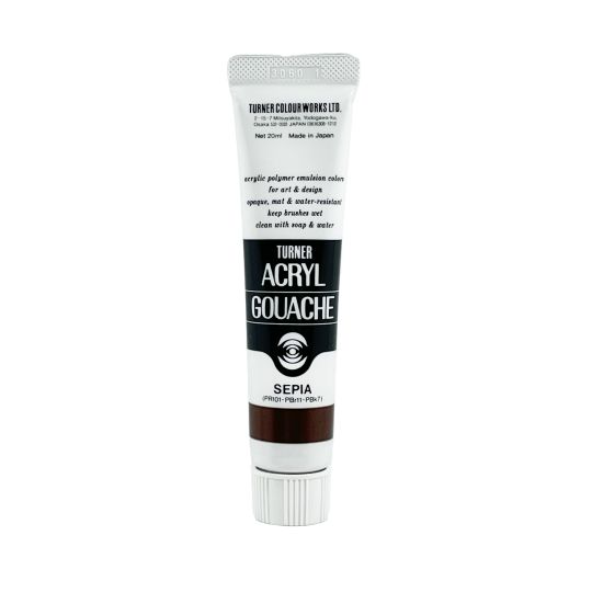 Sépia - acryl gouache Tube 20ml Turner