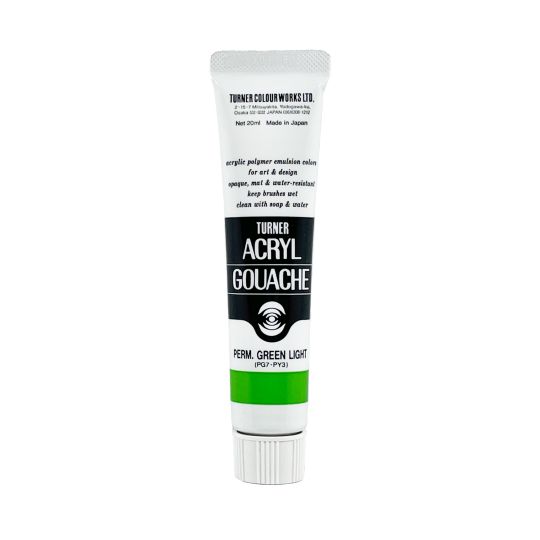 Vert Lumière Permanent - acryl gouache Tube 20ml Turner