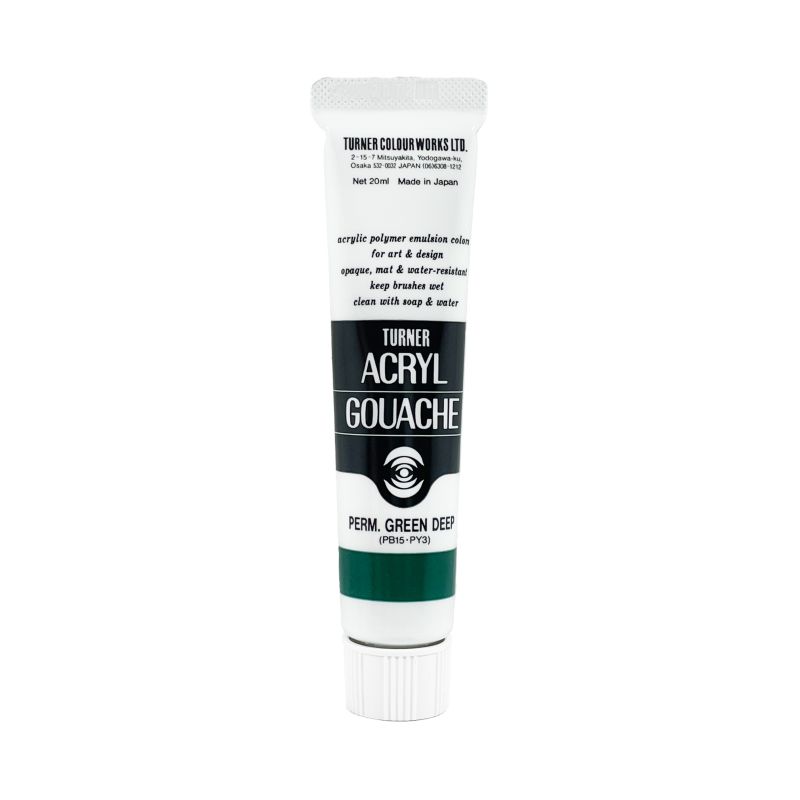 Vert Profond Permanent - acryl gouache Tube 20ml Turner