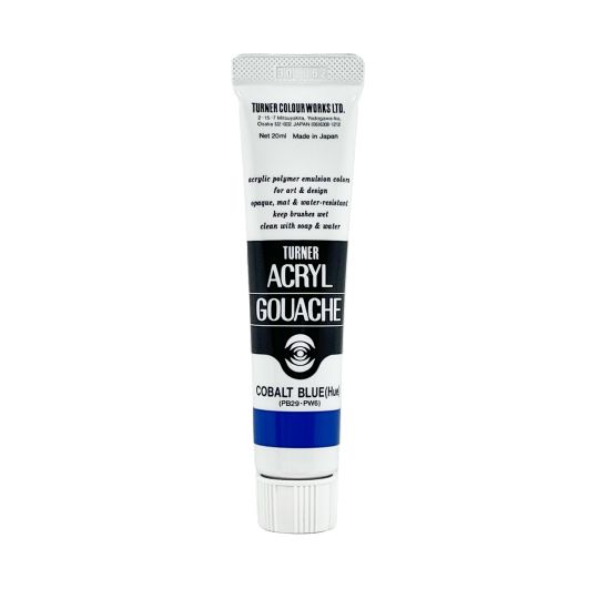 Bleu Cobalt (Teinte) - acryl gouache Tube 20ml Turner
