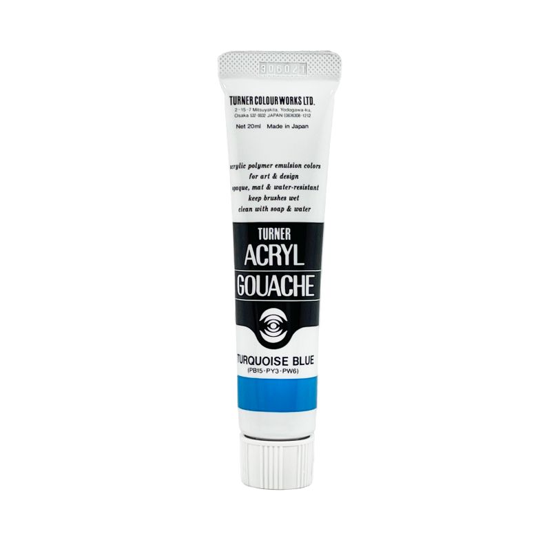 Bleu Turquoise - acryl gouache Tube 20ml Turner
