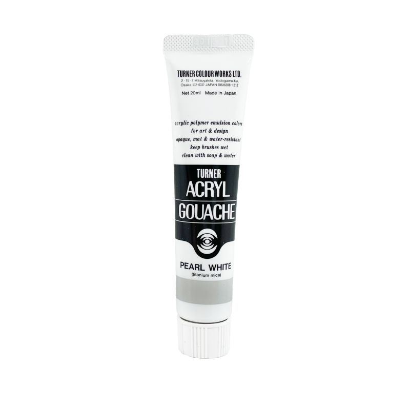 Blanc Perle - acryl gouache Tube 20ml Turner