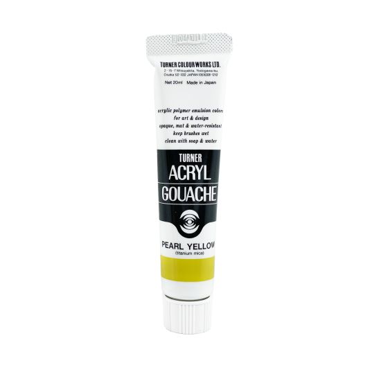 Jaune Perle - acryl gouache Tube 20ml Turner
