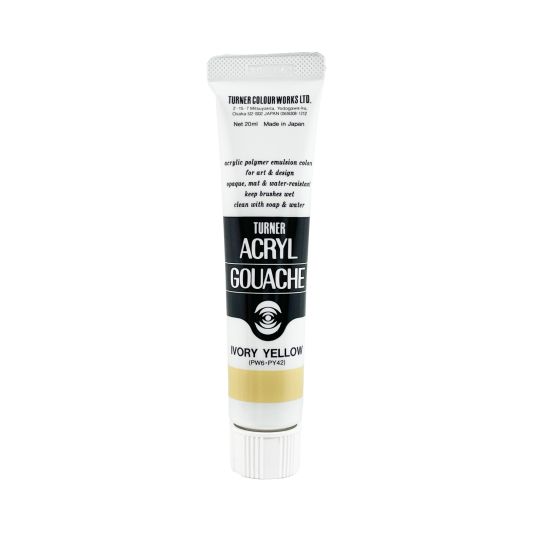 Jaune Ivoire - acryl gouache Tube 20ml Turner
