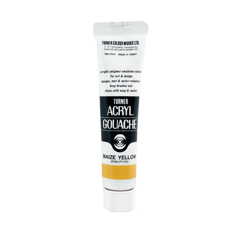 Jaune Maïs - acryl gouache Tube 20ml Turner