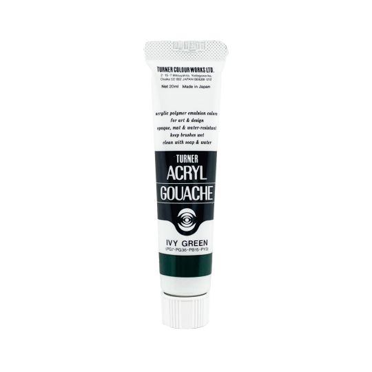 Vert Lierre des Bois - acryl gouache Tube 20ml Turner