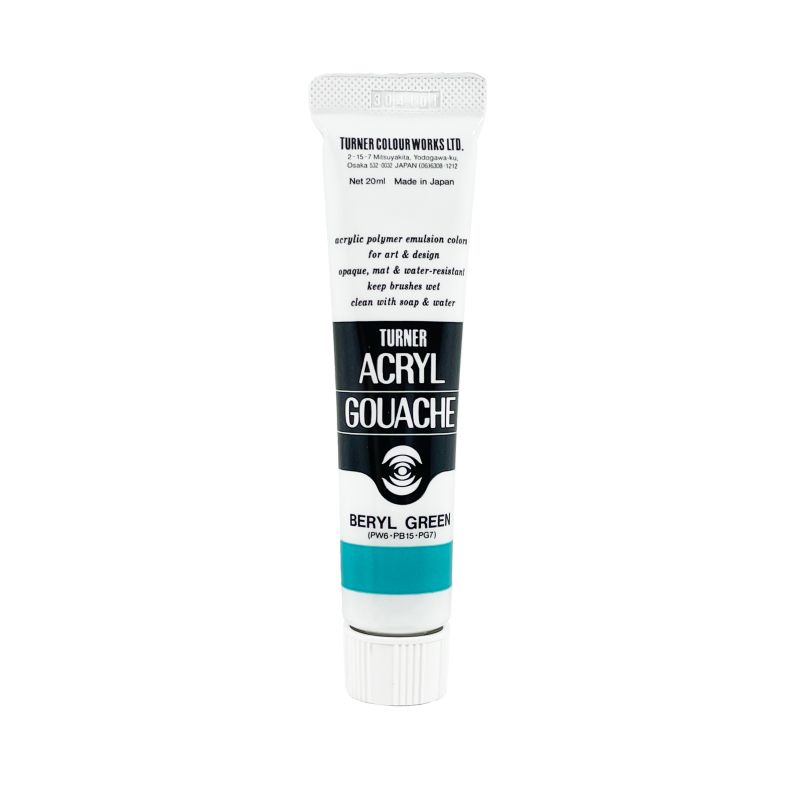 Vert Beryl - acryl gouache Tube 20ml Turner