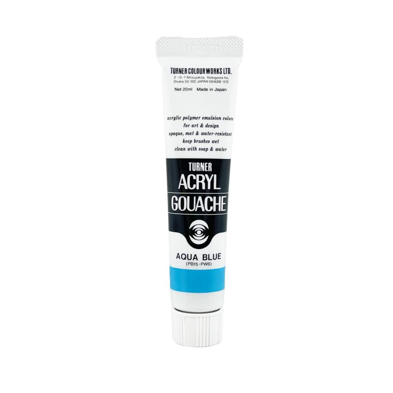 Bleu Aqua - acryl gouache Tube 20ml Turner