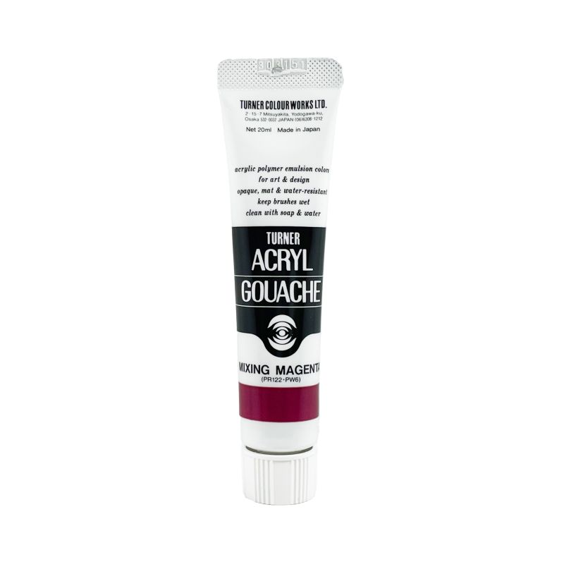 Magenta de Mélange - acryl gouache Tube 20ml Turner