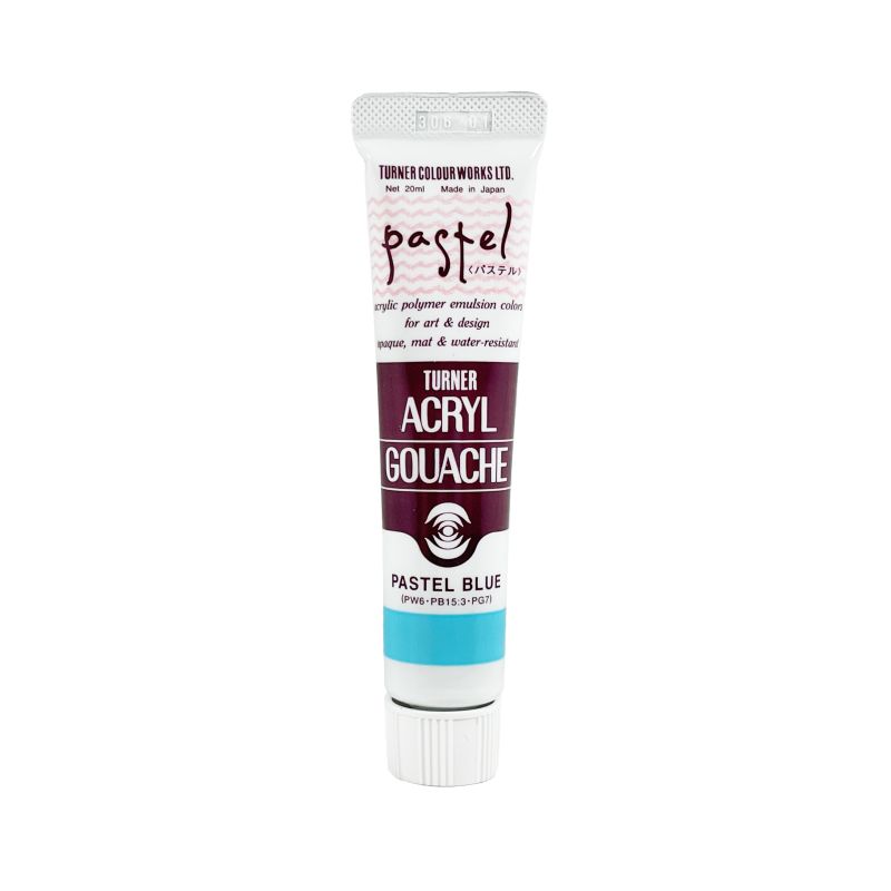 Bleu Pastel - acryl gouache Tube 20ml Turner