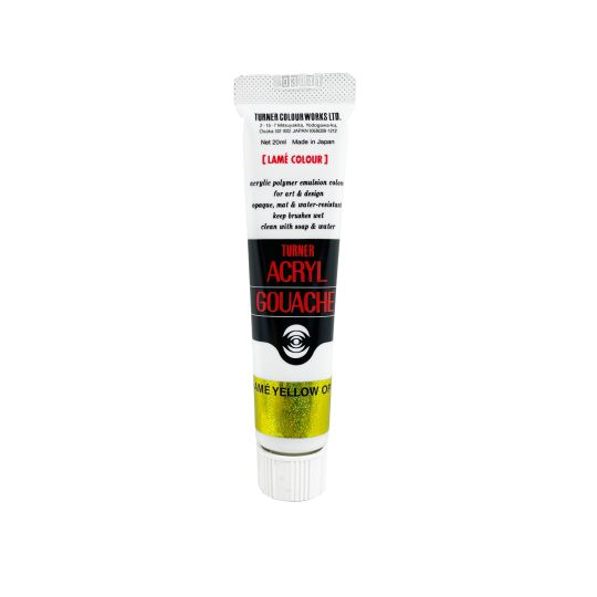Lamé Opale Jaune - acryl gouache Tube 20ml Turner