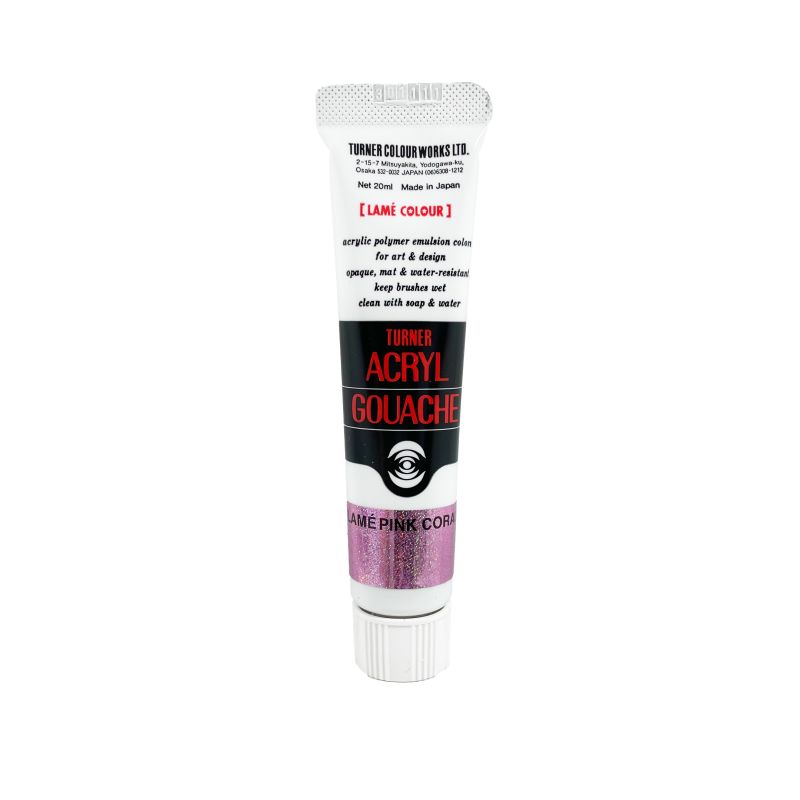 Lamé Corail Rose - acryl gouache Tube 20ml Turner