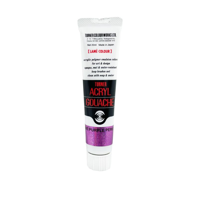 Lamé Péridot Pourpre - acryl gouache Tube 20ml Turner