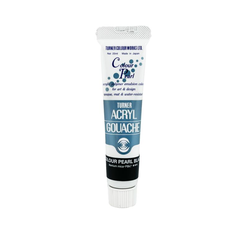 Noir Nacré - acryl gouache Tube 20ml Turner