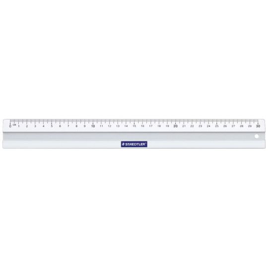 Règle aluminium antidérapante 30 cm Staedtler