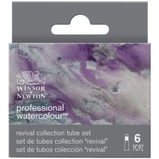 Coffret Revival 6 tubes 5ml aquarelle en carton Winsor & Newton