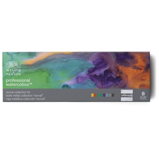 Boîte métal  Revival 8 ½ godets + 16 vides Winsor & Newton