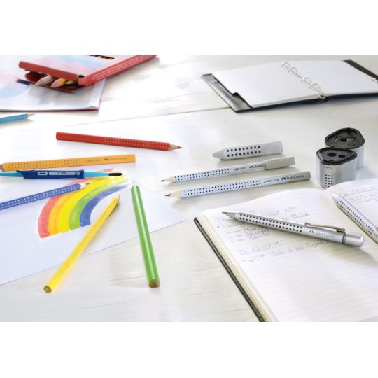 Taille-crayon 3 usages standard et jumbo Grip 2001 Trio Faber-Castell