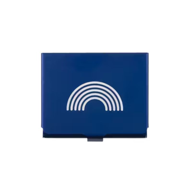 Demi Palette de poche Rainglow bleu navy 8mini 1/2 godets aquarelle + 2mini godets aquarelle métalisée Art Toolkit