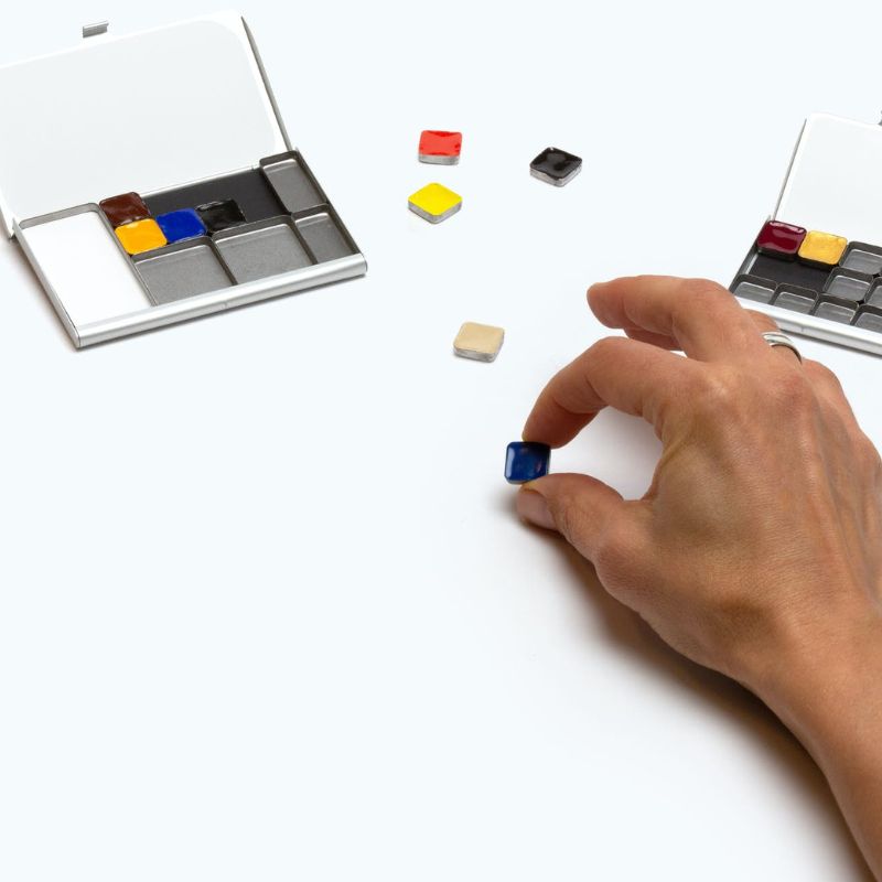 Pack 5 mini double godets pour paletteArtToolkit
