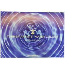 Coffret 24 Tubes 15ml aquarelles extra-fines en carton Turner *