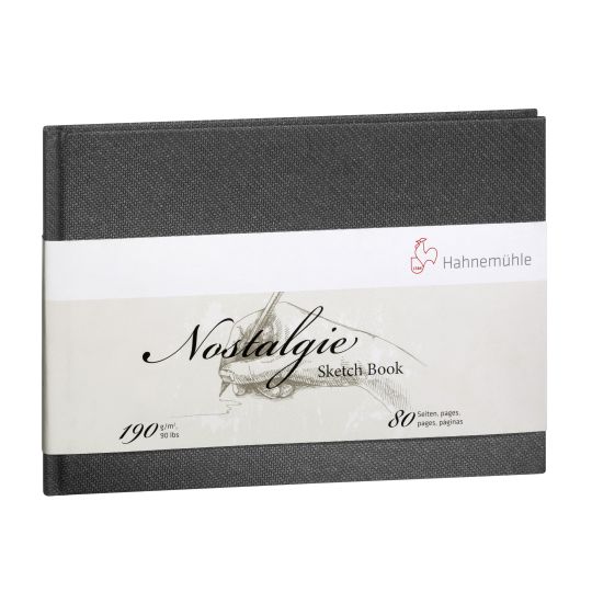 Livre de croquis Nostalgie Hahnemühle 80 pages 190g A6 paysage