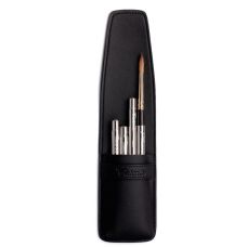 Étui de poche en faux cuir pour 4 pinceaux de voyage Tintoretto