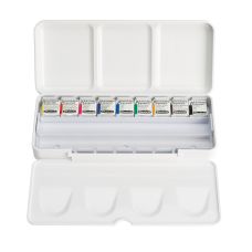 Boîte plastique 9 ½ godets + 9 vides Akademie Aquarell Schmincke