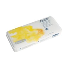 Boîte plastique 9 ½ godets + 9 vides Akademie Aquarell Schmincke