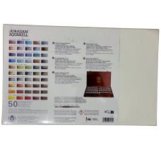 Coffret 50 tubes 5ml super-granuleuse + pinceau Da Vinci Horadam en bois Schmincke