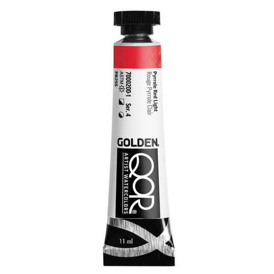 Rouge Pyrrole clair  Aquarelle Tube 11ml QoR
