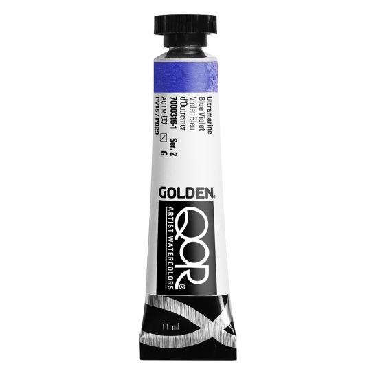 Bleu violet outremer  Aquarelle Tube 11ml QoR