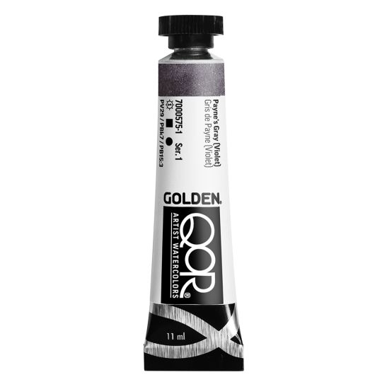Gris de Payne (violet) - aquarelle Artist Tube 11ml QoR